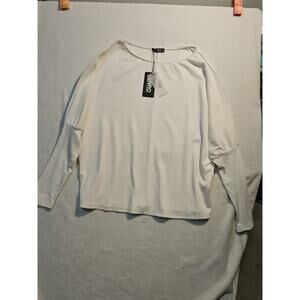 CNFIO Comfort & Confidence Women’s White Blouse Size 14 XL